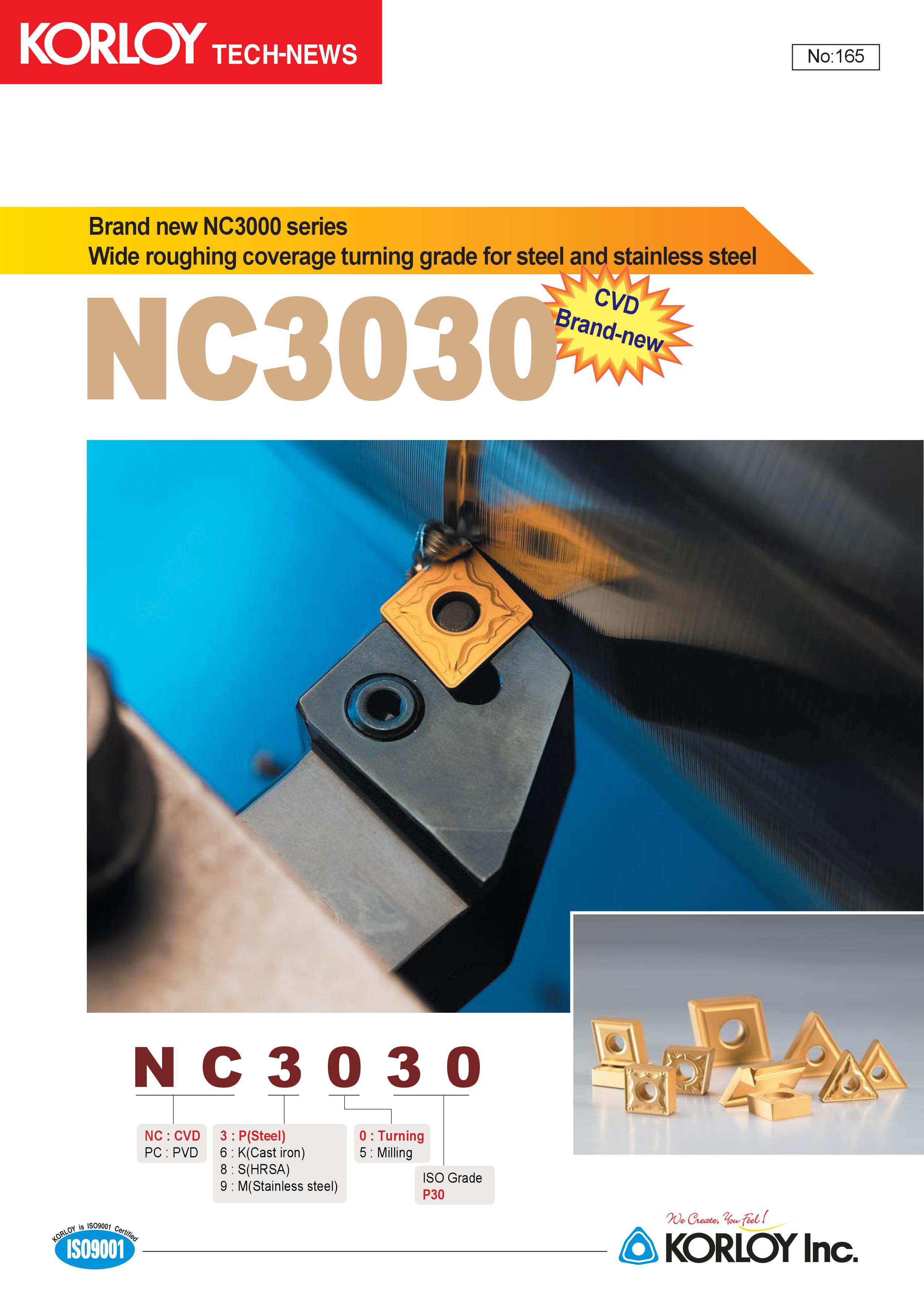 Korloy NC3030
