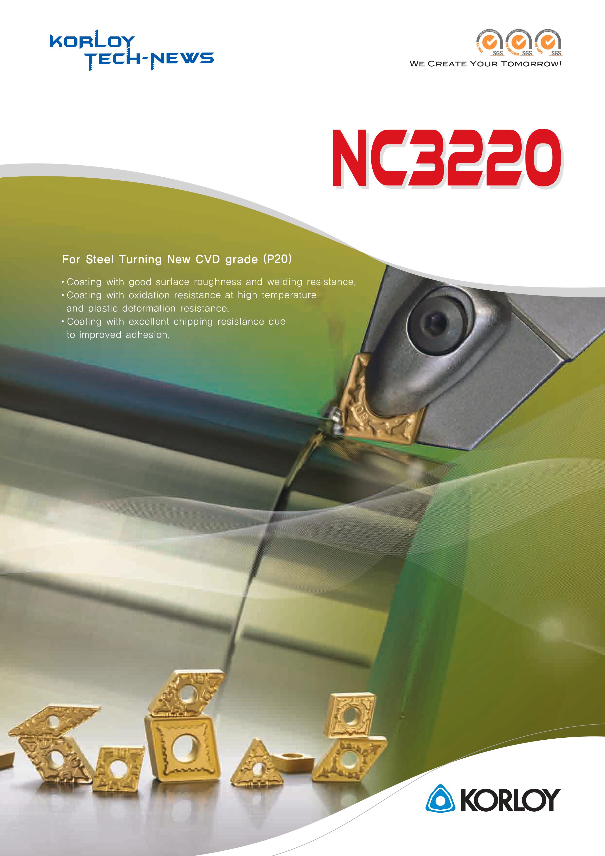 Korloy NC3220