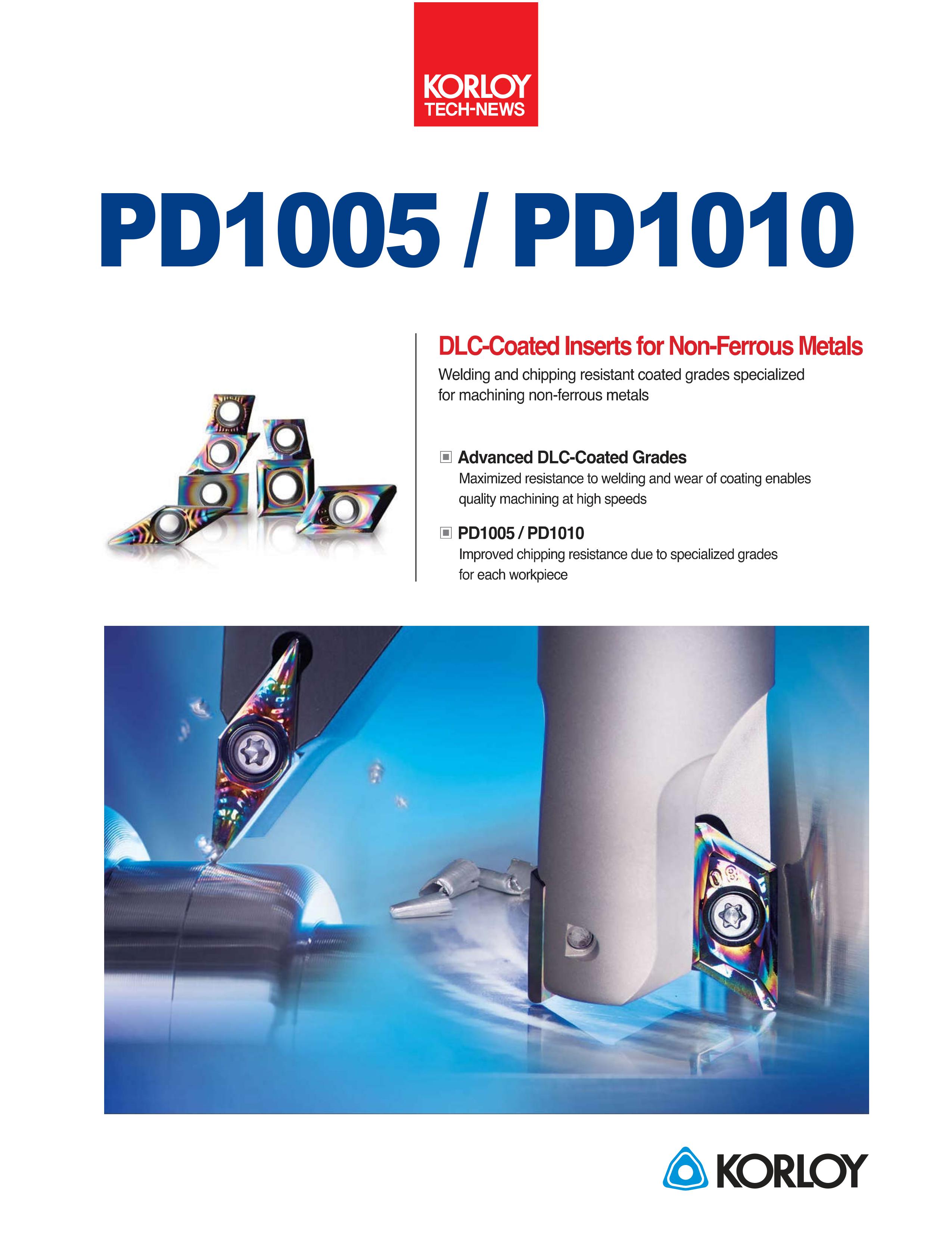 Korloy New GRADE PD1005 / PD1010
